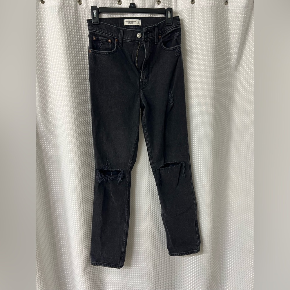 Abercrombie & Fitch The 90’s Straight Ultra High Rise 25 | 0 Regular